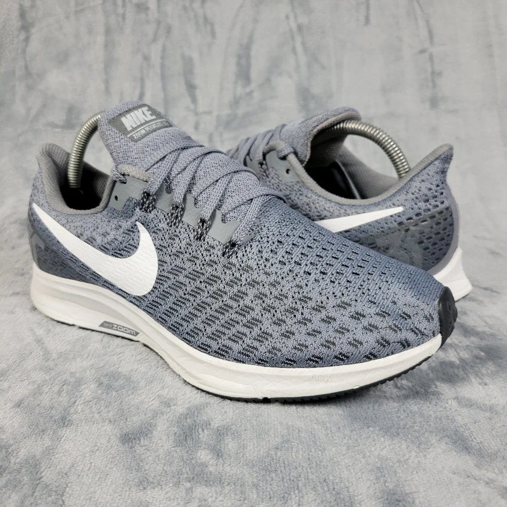 Nike Air Zoom Pegasus 35 Gray Running Shoes Mens Size 8 942854-005